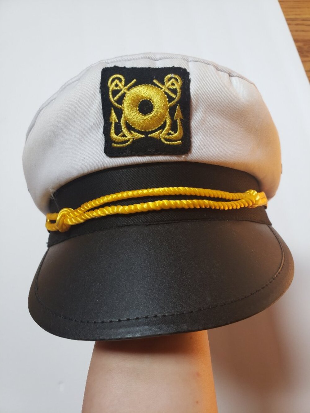 Vintage Yacht Captain Hat Sailor Skipper Navy Officer Costume Cap J Hats USA
